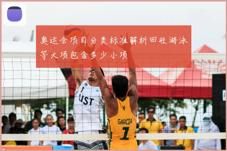 奥运会项目分类标准解析田径游泳等大项包含多少小项